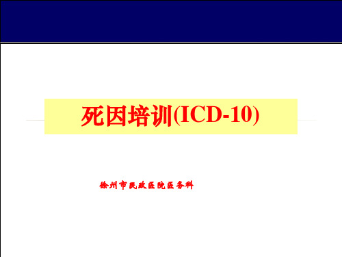 icd教材PPT课件