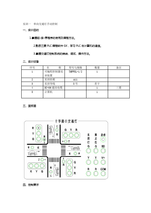 PLC实训项目