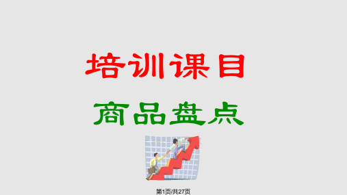 仓库盘点培训