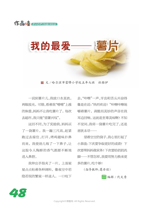 我的最爱——薯片