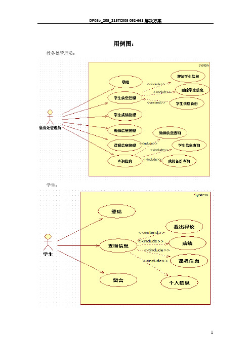 教务管理系统-用例图