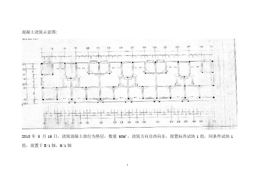 混凝土浇筑示意图