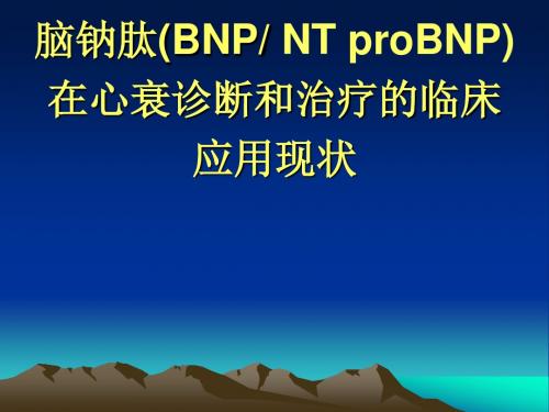 脑钠肽(BNP2013-7-30简介