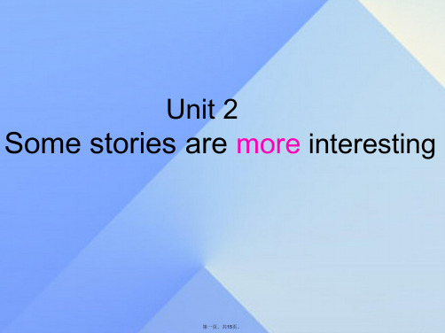 六年级英语下册Unit2《Somestoriesaremoreinteresting》课件5(新版)