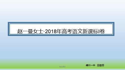 赵一曼女士 18年高考精选演示课件.ppt