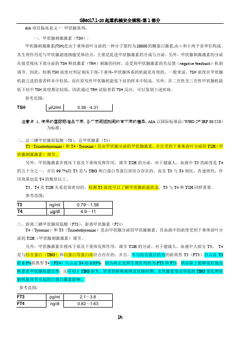 T3、T4、TSH临床意义