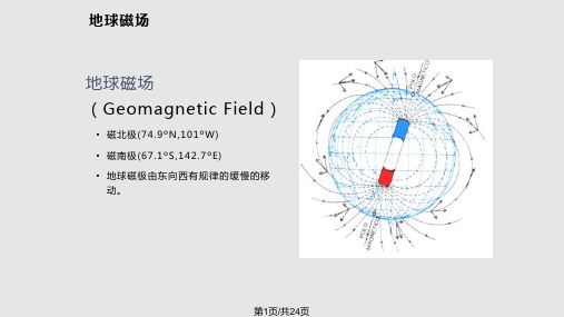 地球磁场航线解析PPT课件