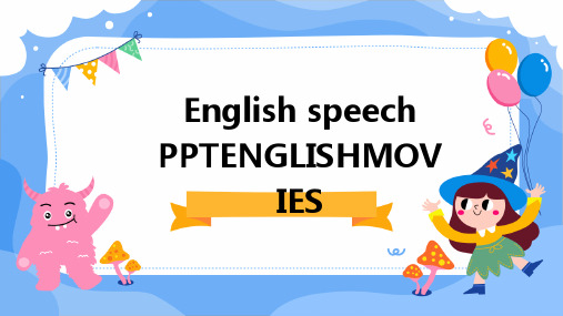 英语演讲PPTEnglishMovies