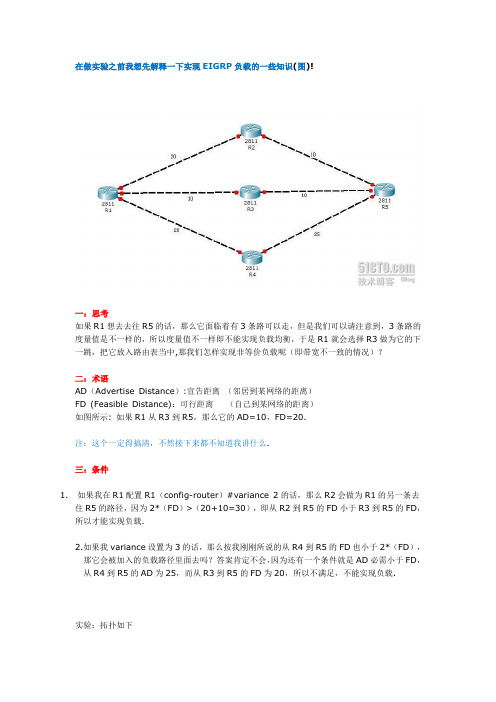 eigrp非等价负载均衡