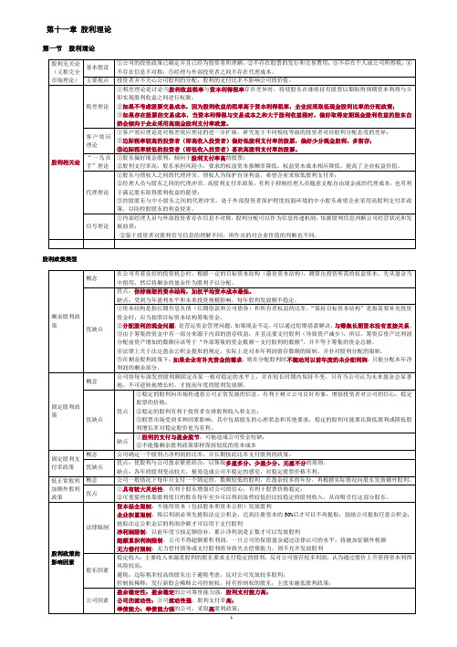 11.股利理论