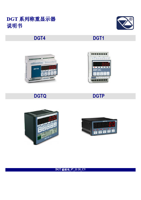 DGT系列新版说明书