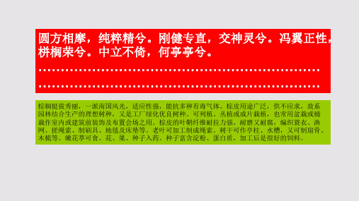 栟榈赋第一段赏析【北宋】刘敞骈体文