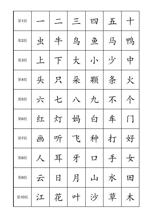 悟空识字1200字