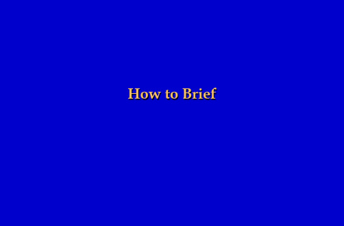 奥美广告-HowtoBrief