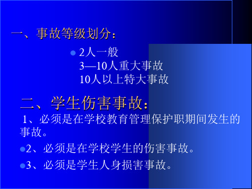 最新学生校园伤害事故处理PPT课件