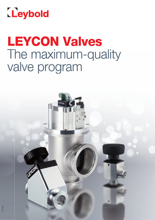 LEYCON Valves 抽真空阀（型号：176.35.01）说明书