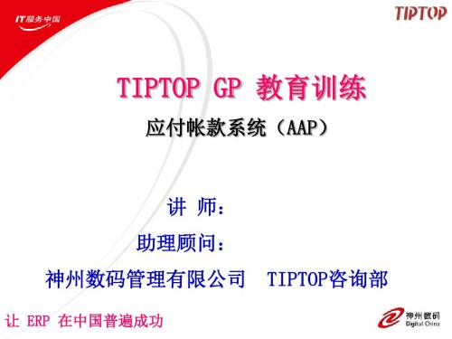 AAP-应付帐款系统