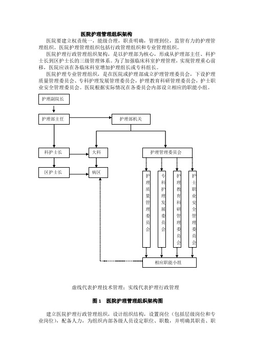 医院护理管理组织架构