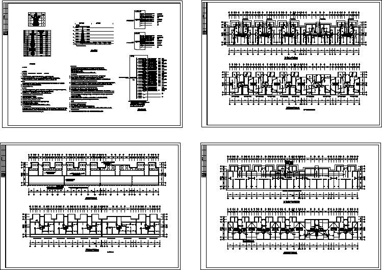 多层5层住宅楼全套电气CAD设计施工图