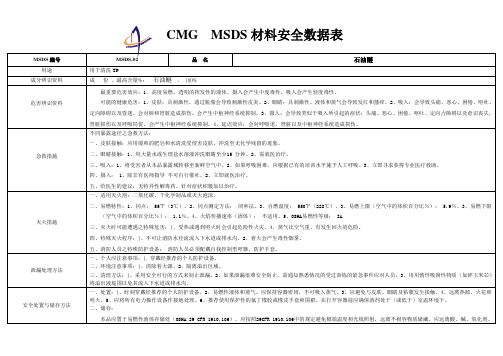 石油醚MSDS