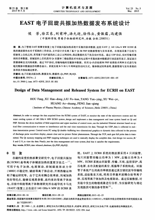 EAST电子回旋共振加热数据发布系统设计