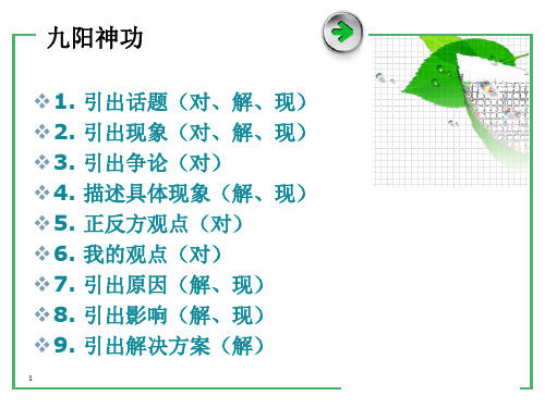 六级作文系列 1.2：对比选择型作文模板