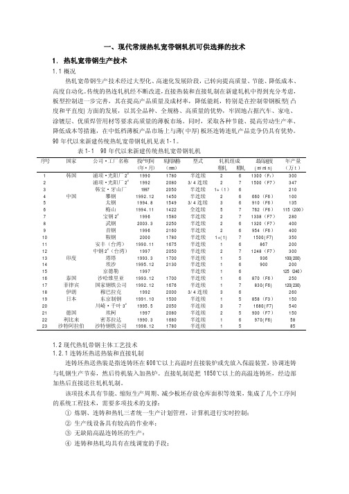 常规热轧建议