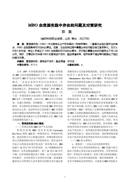 IBO在我国的实践及问题