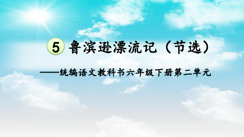 6.鲁滨逊漂流记(节选)课件(共17张PPT)(2024年)