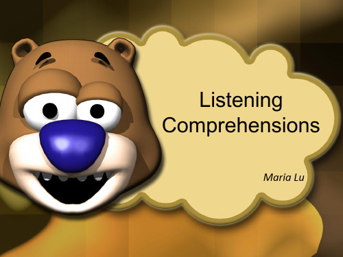 listening comprehension