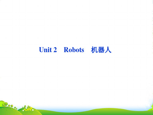 高考英语一轮复习 Unit 2 Robots课件 新人教版