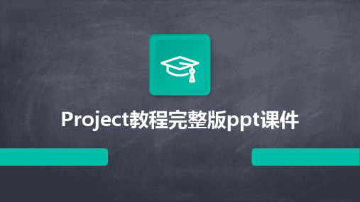 Project教程完整版ppt课件