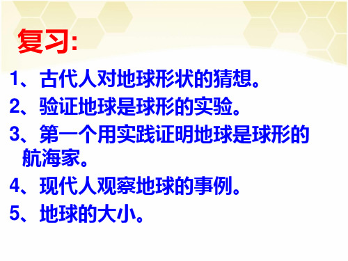 科学苏教版六年级上册科学课件2.2 地球的表面