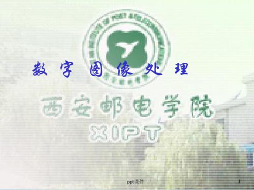 数字图像处理引言及数字化  ppt课件