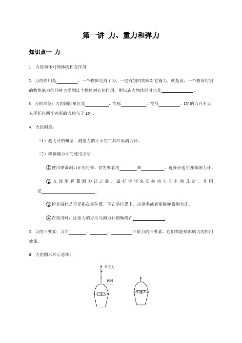 人教版八年级物理下册专题复习试题(全套)