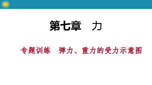 弹力、重力的受力示意图-力ppt优秀课件