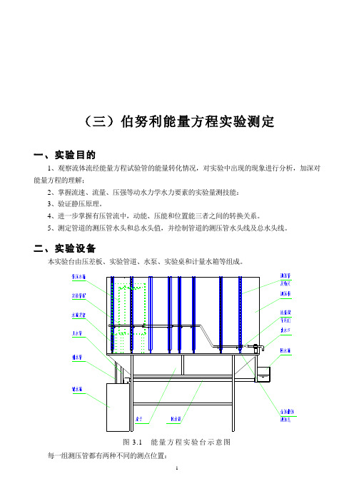 工程流体力学实验指导书