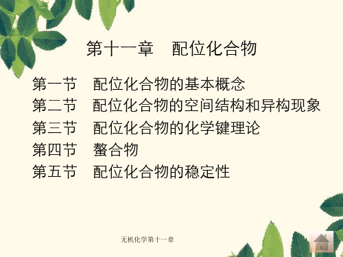 无机化学第十一章