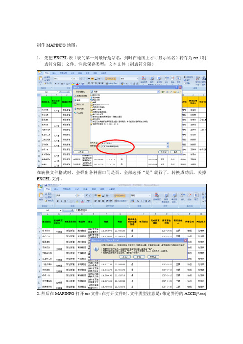 MapInfo-地理化图层制作