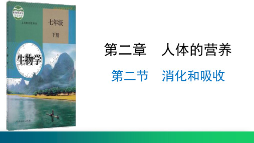 《消化和吸收》PPT课件 人教版生物学七年级下册