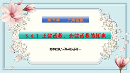 5.4.1 正弦函数、余弦函数的图象(课件)高一数学同步精讲 人教A版2019必修第一册)原创精品