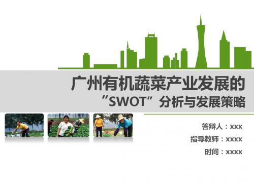 有机蔬菜产业发展的“SWOT”分析与发展策略ppt模板