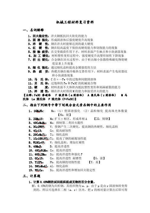 机械工程材料