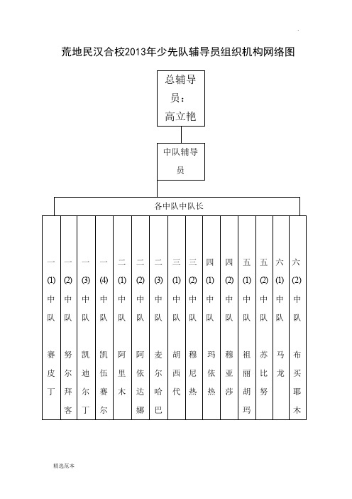 年少先队组织结构图