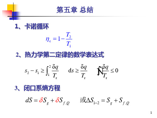 工程热力学-第五章 热力学第二定律