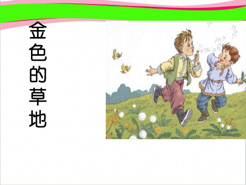 《金色的草地》PPT课件1 省一等奖课件