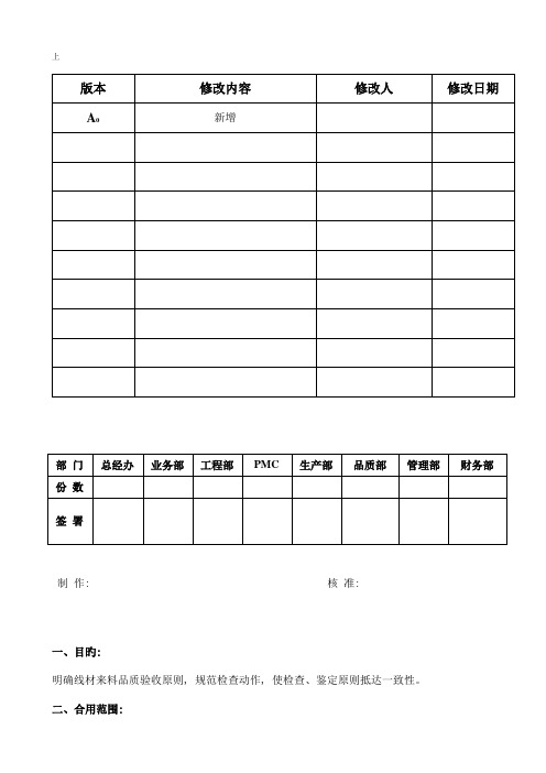 线材检验规范