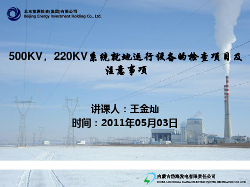 500KV,220KV系统就地检查项目