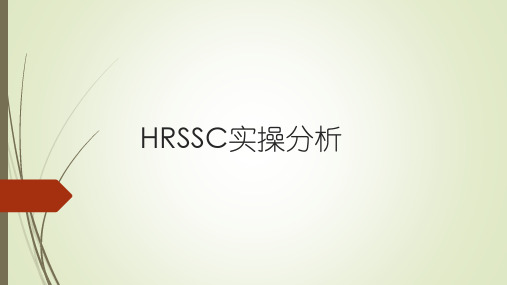 HRSSC人力资源服务共享中心实操分析