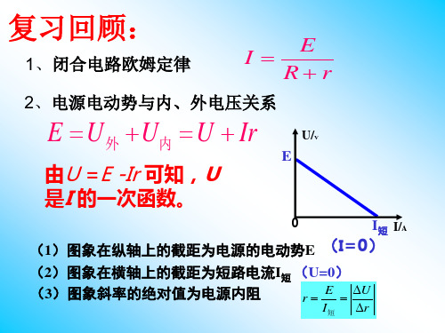 高中物理选修3-1 测定电池的电动势和内阻 课件(共35张PPT)